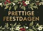 Kerstkaart klassiek prettige feestdagen